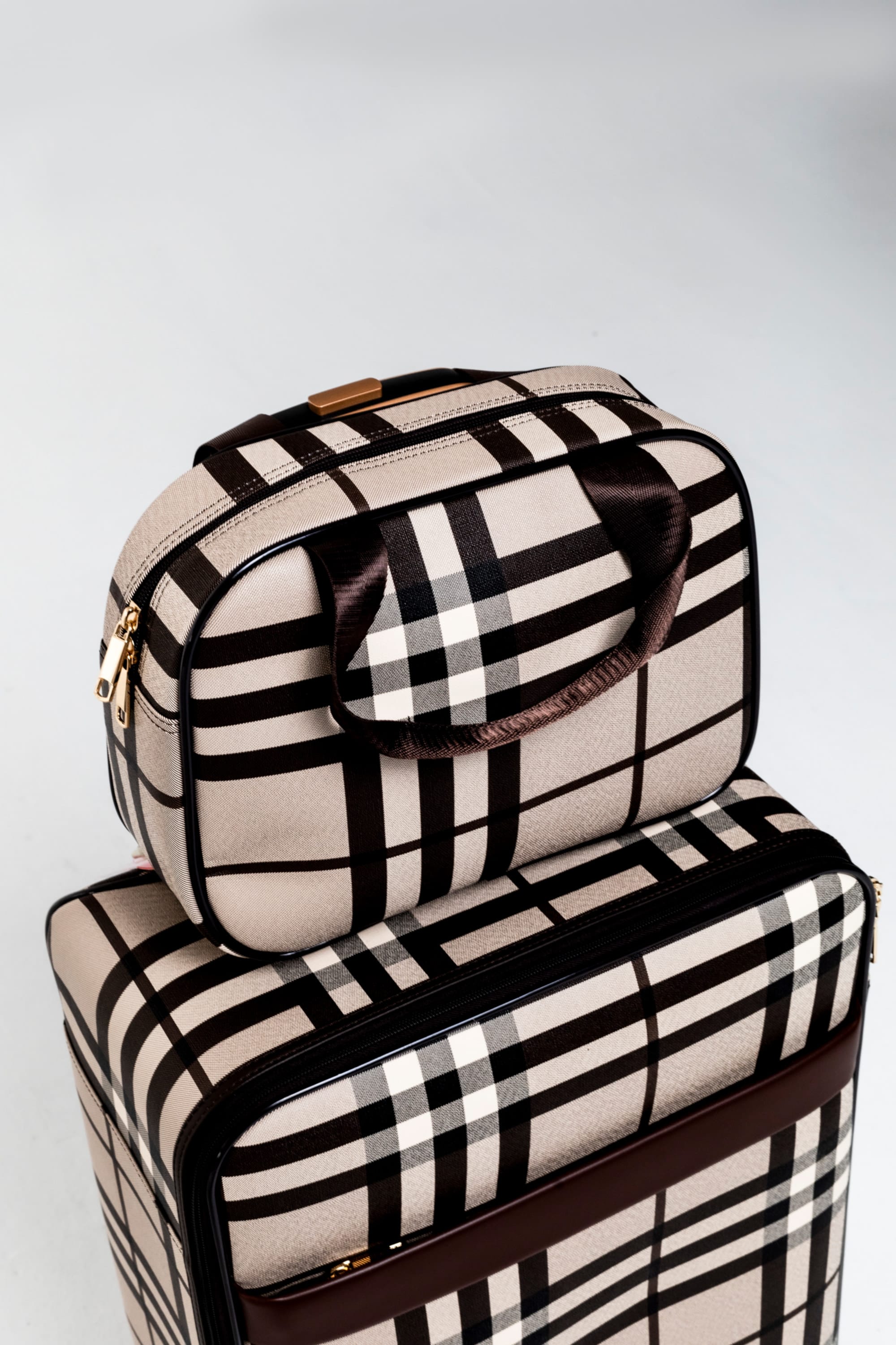 Чемодан Tartan - Чемоданы и дорожные аксессуары, фото 2, цвет Caramel
